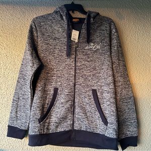 The Las Vegas California hotel hoodie w/pockets blue XL embroidered at the Cal